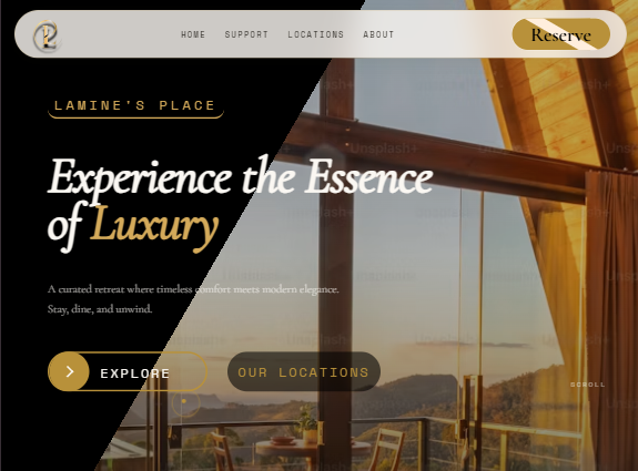 Lamine's place template